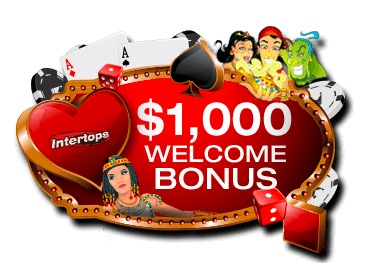 Play Intertops classic mobile casino sign up bonus offer